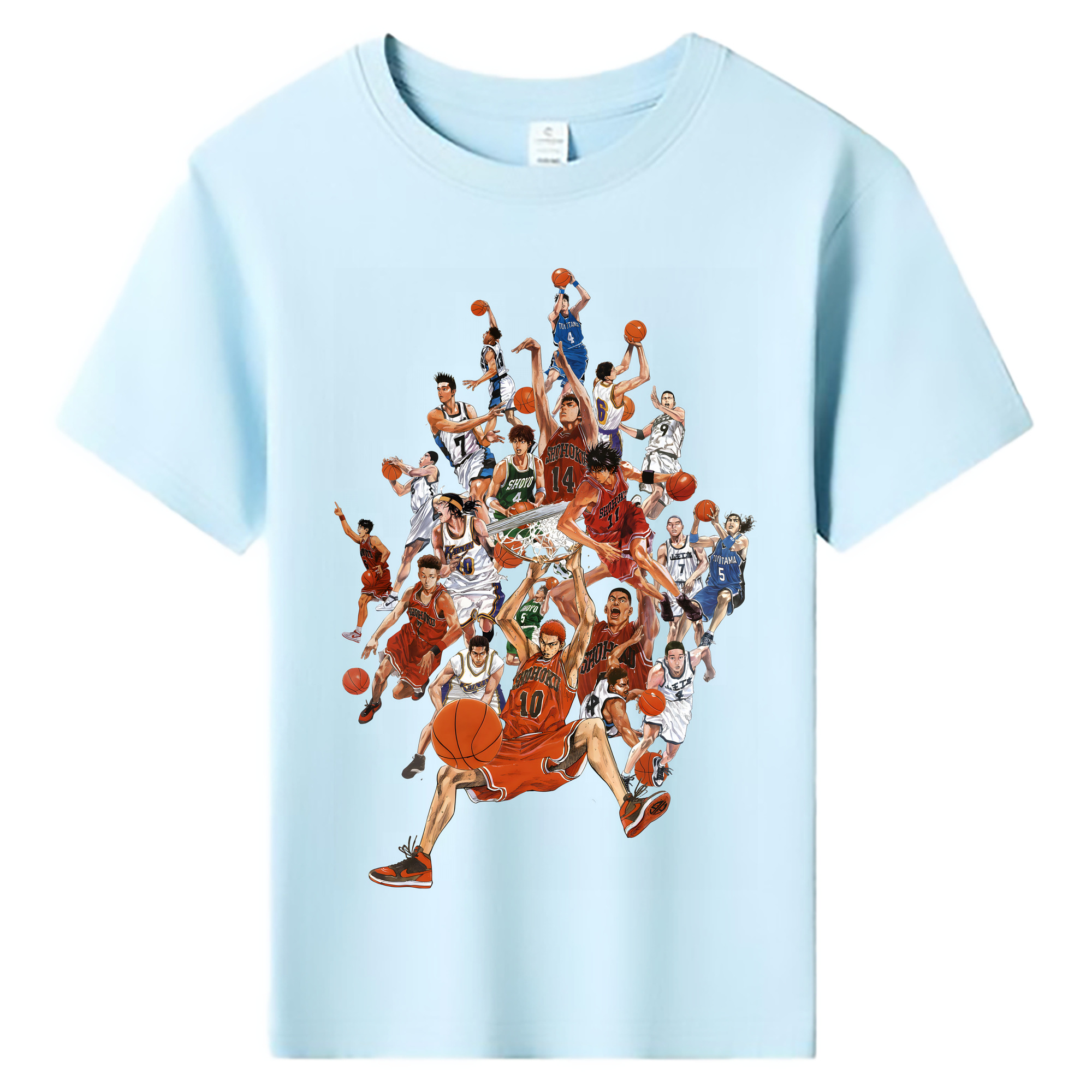 （画像用） SLAM DUNK／スラムダンク 綿100％キッズTシャツ（フロントプリント）